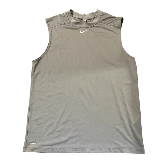 Y2K Nike FIT Gray Tank Top - Picture 1 of 6
